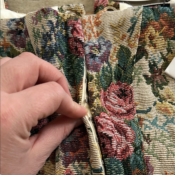 tic toc Floral Corset Top Tie Back NWT Size Medium - Picture 3 of 4